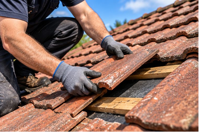 Roof leak tracing and repair in Chester