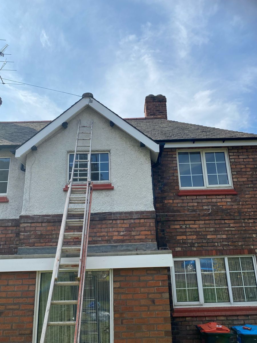 Eaves detail of the finished Helsby roofline